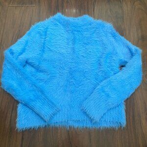 Future Collective fuzzy Y2K blue sweater